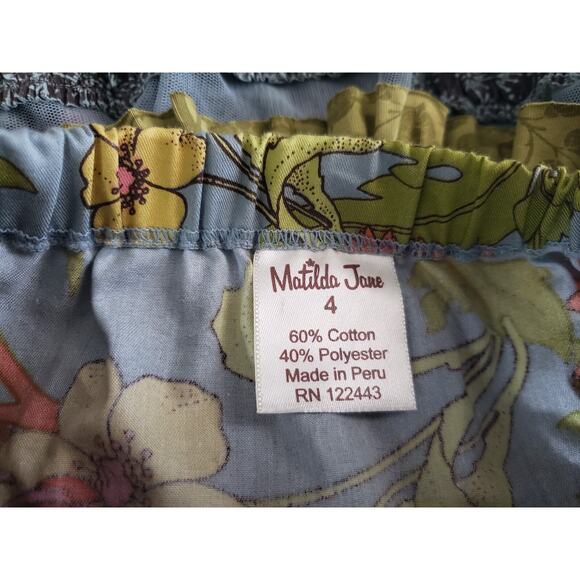 Y2K MATILDA JANE GIRLS SKIRT SIZE 4 FIELD TRIP JESSE TUTU TWIRL CIRCLE FAIRY - Picture 4 of 4